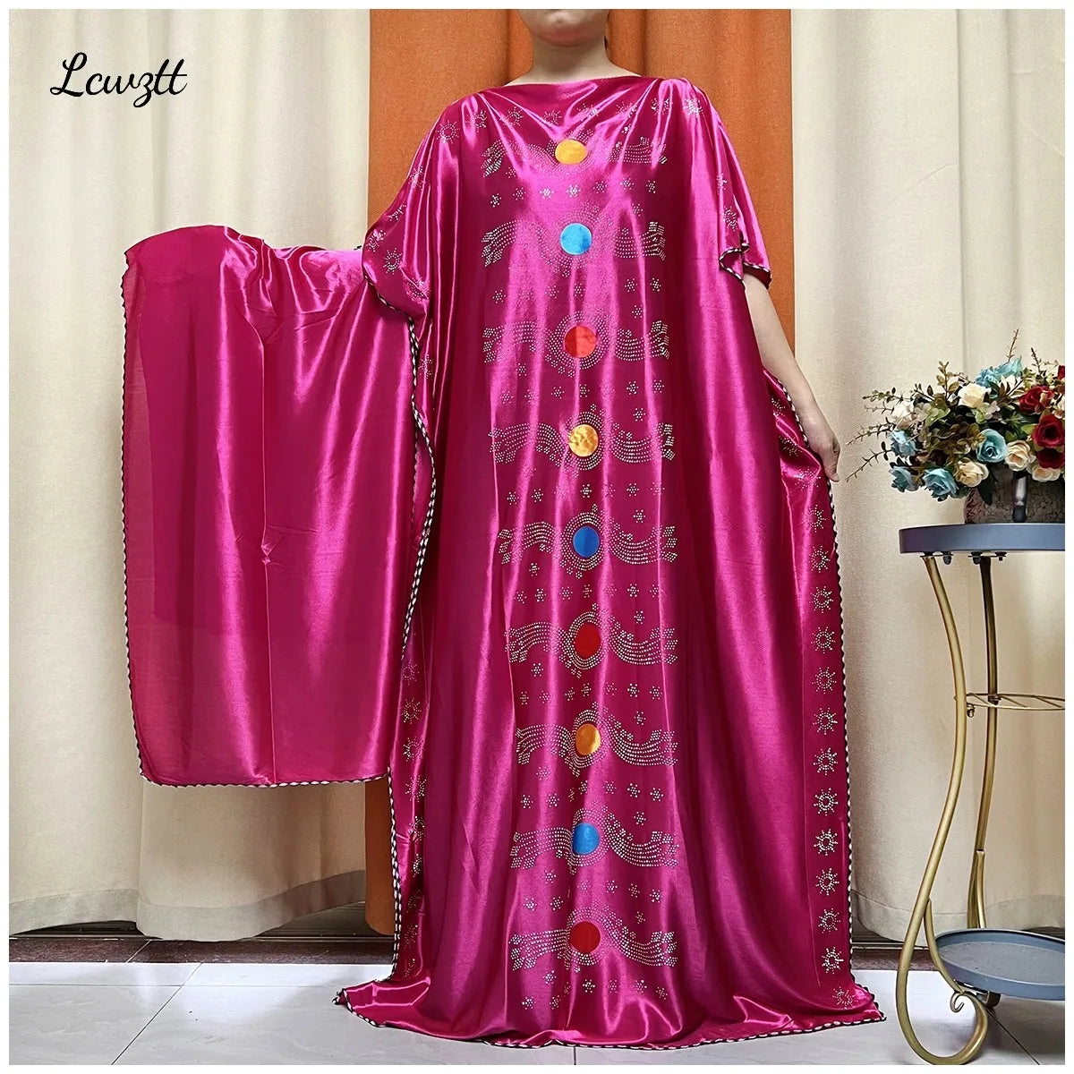 Quality Abaya For Women | Kaftan Clothing With Scarf | Women Silk Dress | MooMoo Dress For Luxury Women